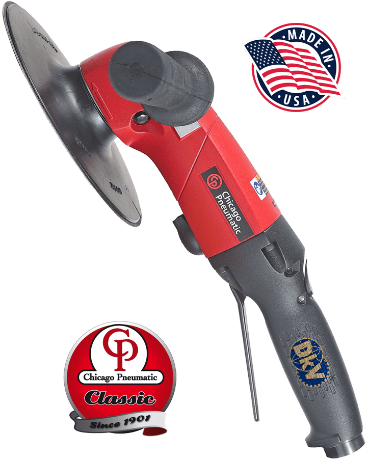 Máy chà nhám khí nén Chicago Pneumatic CP3850-77AB, Chicago Pneumatic Rotary sander CP3850-77AB