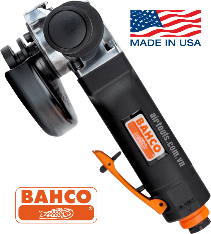 may mai goc khi nen bahco BP823, bahco air angle grinder BP823