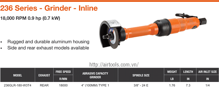 Máy mài khí nén Cleco MP4424, Cleco air die grinder MP4424