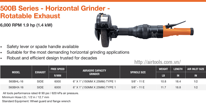 Máy mài khí nén Cleco MP4424, Cleco air die grinder MP4424