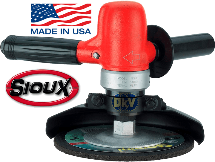 may mai dung khi nen sioux 1291, sioux air vertical wheel grinder 1291