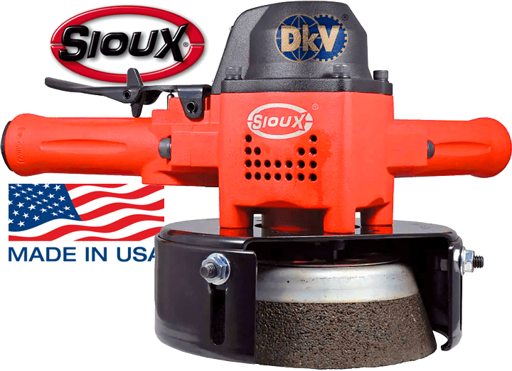 may mai dung khi nen sioux VG40C606, sioux air vertical wheel grinder VG40C606