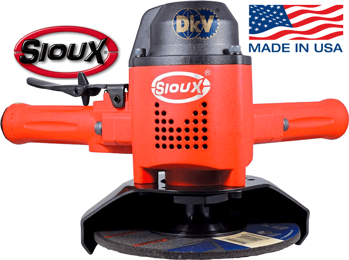 may mai dung khi nen sioux VG50D807 , sioux air vertical wheel grinder VG50D807