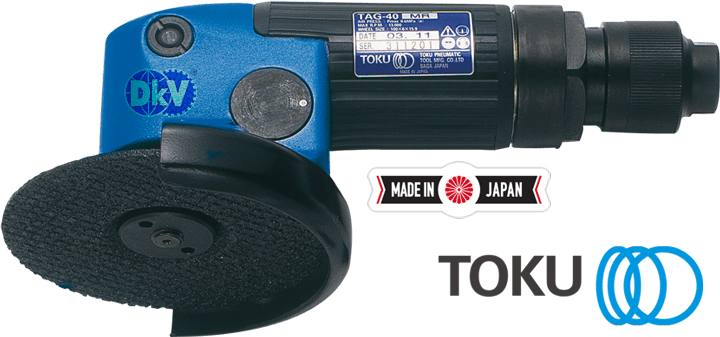 may mai goc khi nen toku tag-50MR, toku air angle grinder tag-50MR