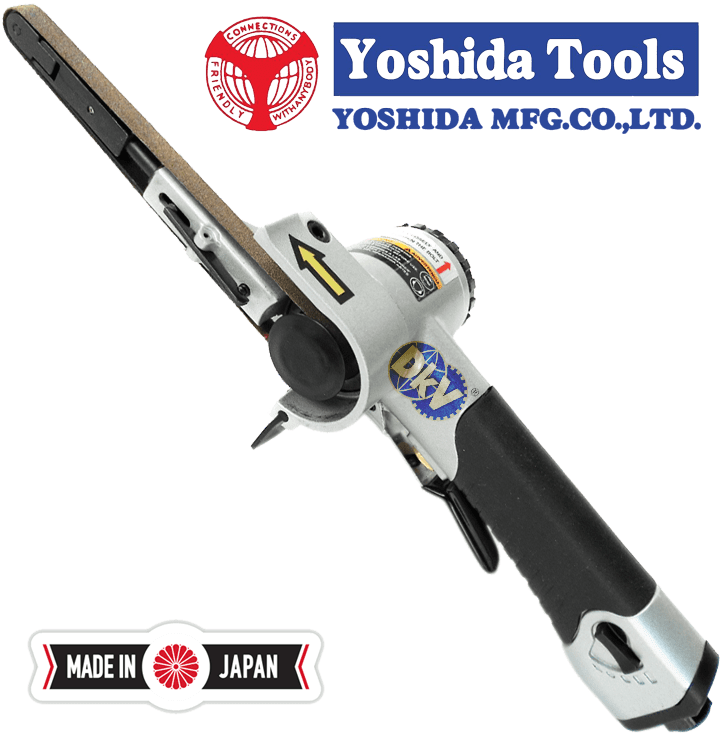 Máy mài dây khí nén Yoshida YBS-10-1, Yoshida air belt sander YBS-10-1