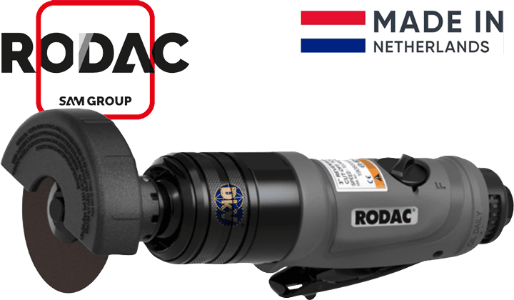 may mai goc khi nen rodac rc274, rodac air angle grinder rc274