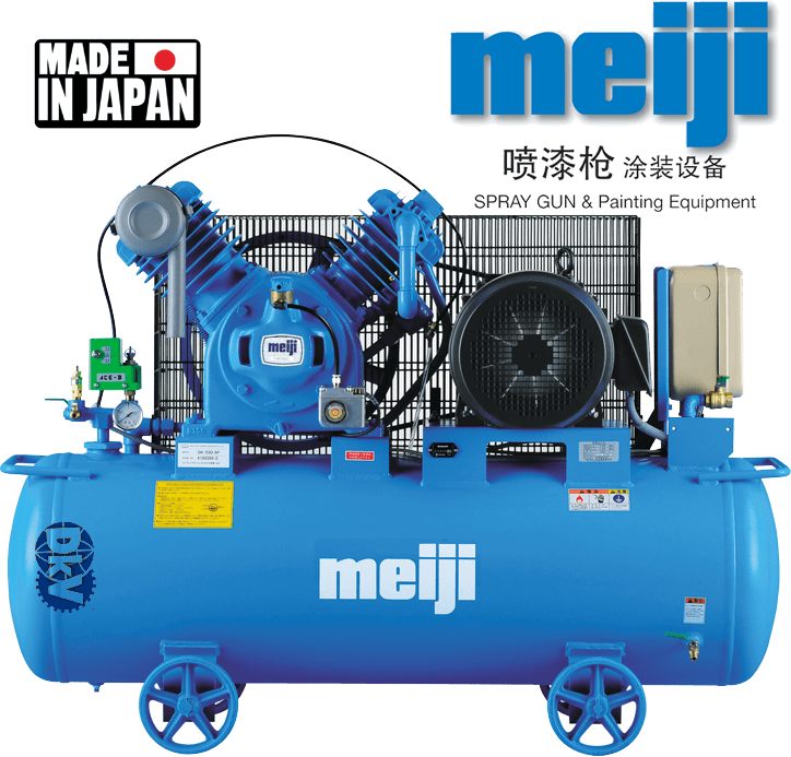 may nen khi meiji GK-55D, meiji air compressor power GK-55D