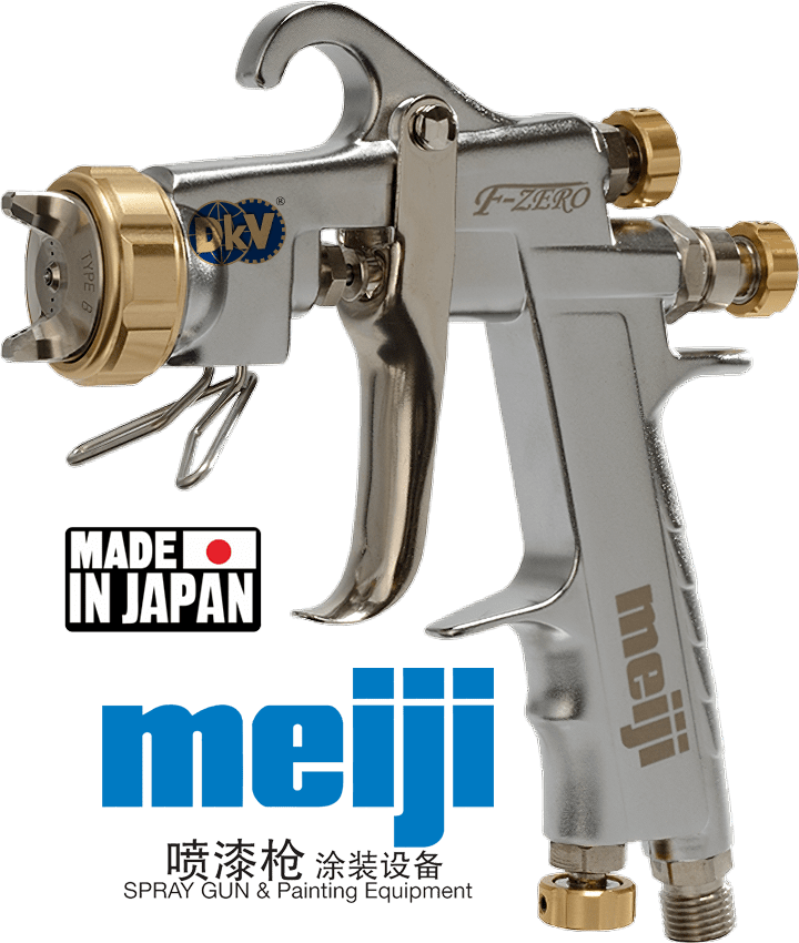 Súng phun sơn khí nén Meiji F-ZERO Type B, Meiji air spray gun F-ZERO Type B