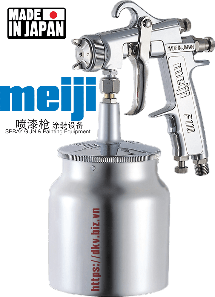 Súng phun sơn khí nén Meiji F110-S13, Meiji air spray gun F110-S13