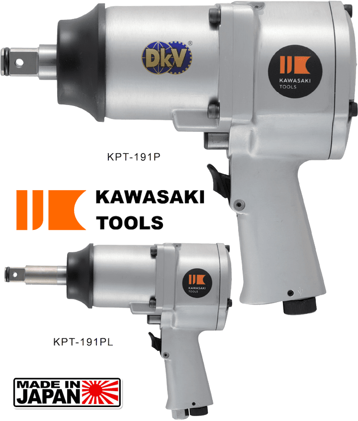 Súng siết bulong Kawasaki KPT-191PL, Kawasaki air impact wrench KPT-191PL