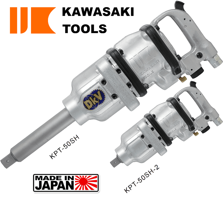 Súng siết bulong khí nén Kawasaki KPT-50SH, Kawasaki air impact wrench KPT-50SH