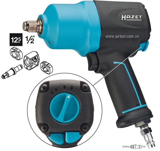 sung siet bulong khi nen hazet 9012el-spc4, hazet air impact driver 9012el-spc4