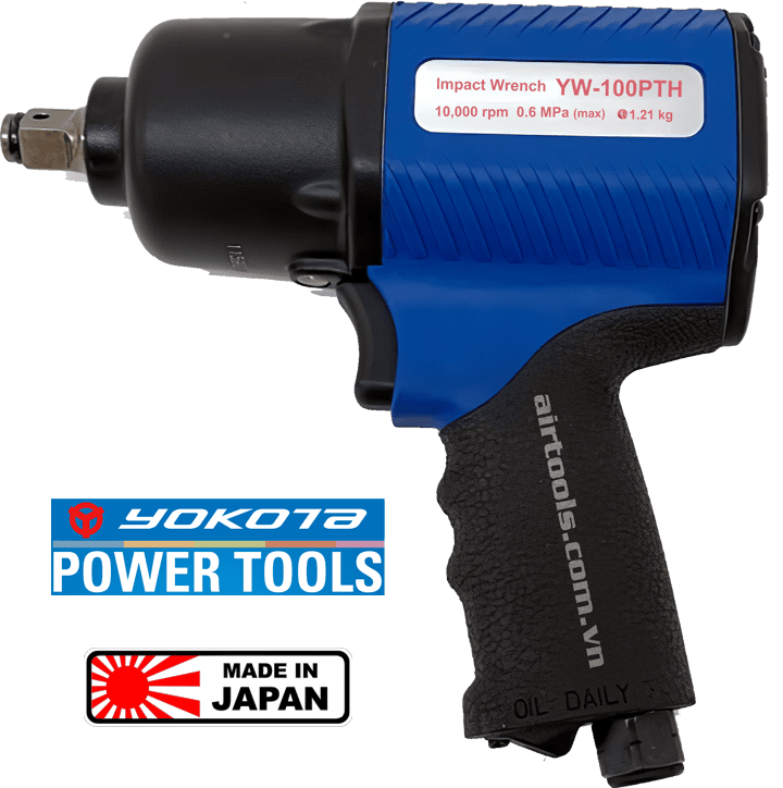 Súng siết bulong khí nén Yokota YW-100PTH, Yokota air impact wrench YW-100PTH