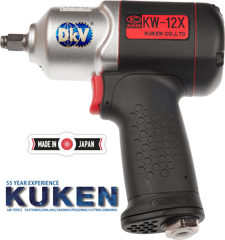Súng siết bulong khí nén Kuken KW-12X, Kuken air impact wrench KW-12X