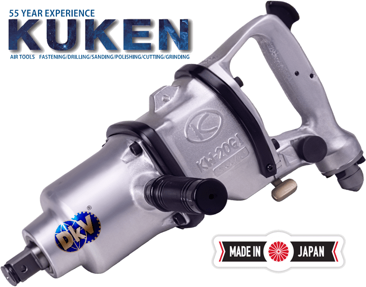 Súng siết bulong khí nén Kuken KW-20GI, Kuken air impact wrench KW-20GI