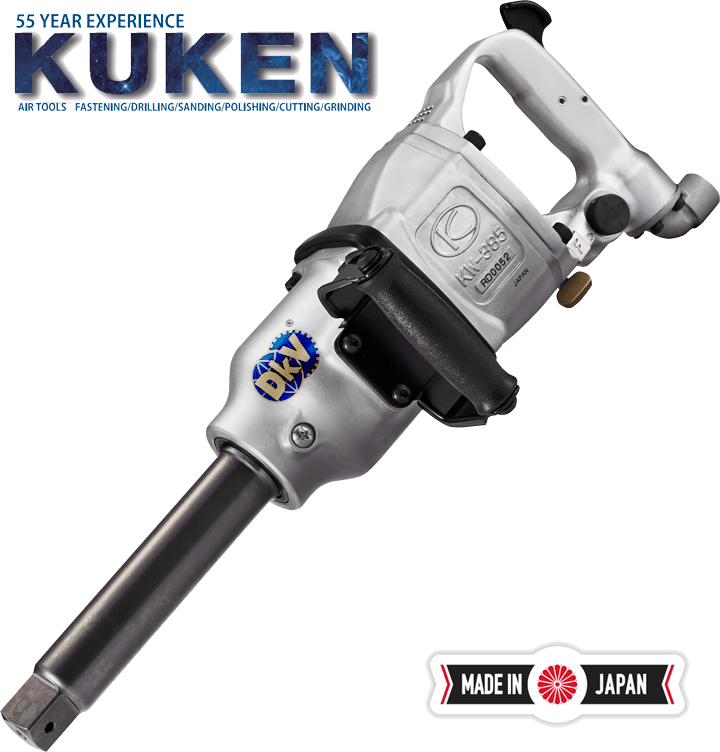 Súng siết bulong khí nén Kuken KW-385GL, Kuken air impact wrench KW-385GL