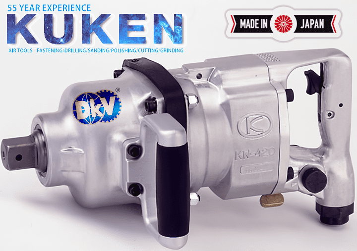 Súng siết bulong khí nén Kuken KW-420G , Kuken air impact wrench KW-420G