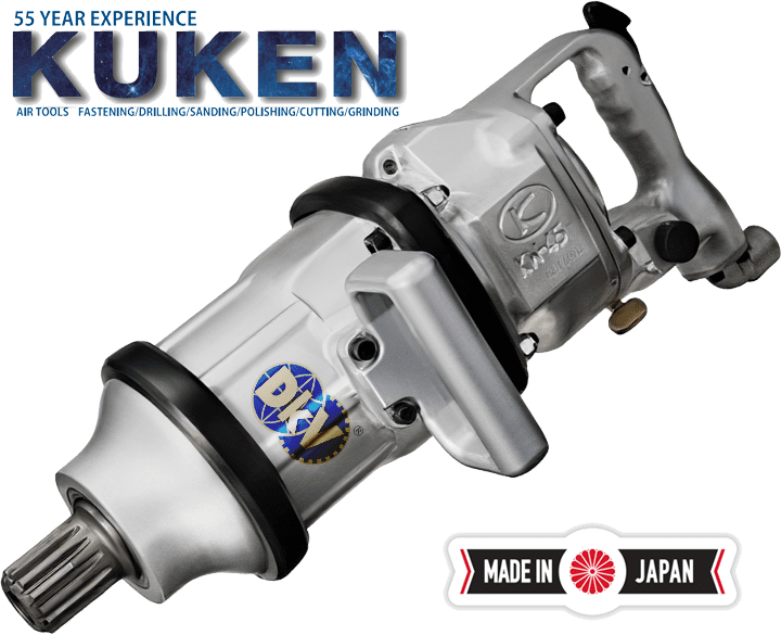 Súng siết bulong khí nén Kuken KW-45FS, Kuken air impact wrench KW-45FS