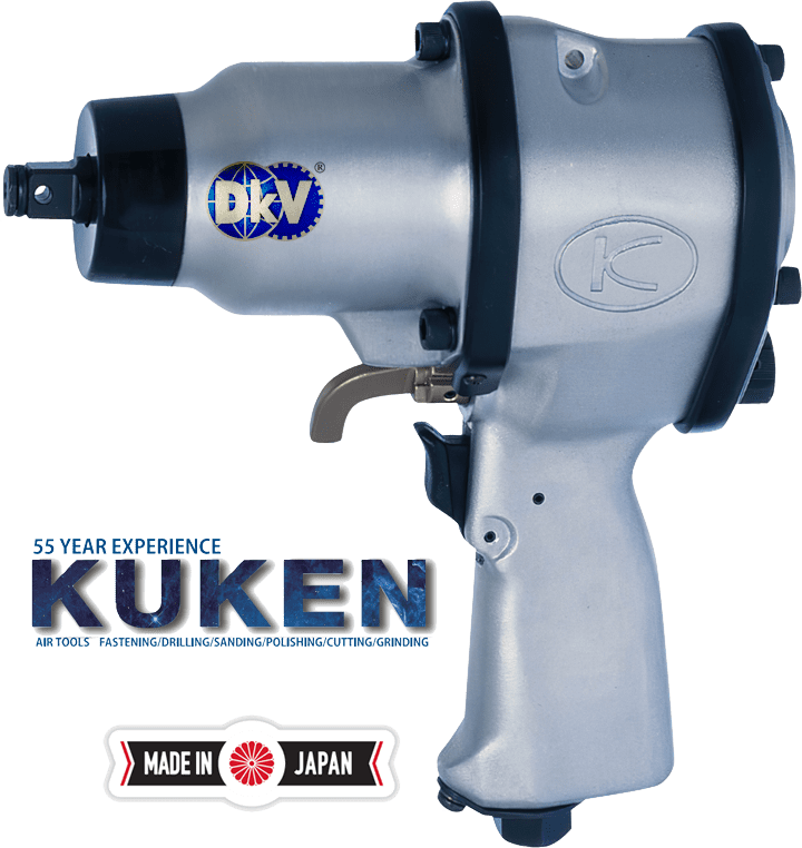 Súng siết bulong khí nén Kuken KW-14HP, Kuken air impact wrench KW-14HP