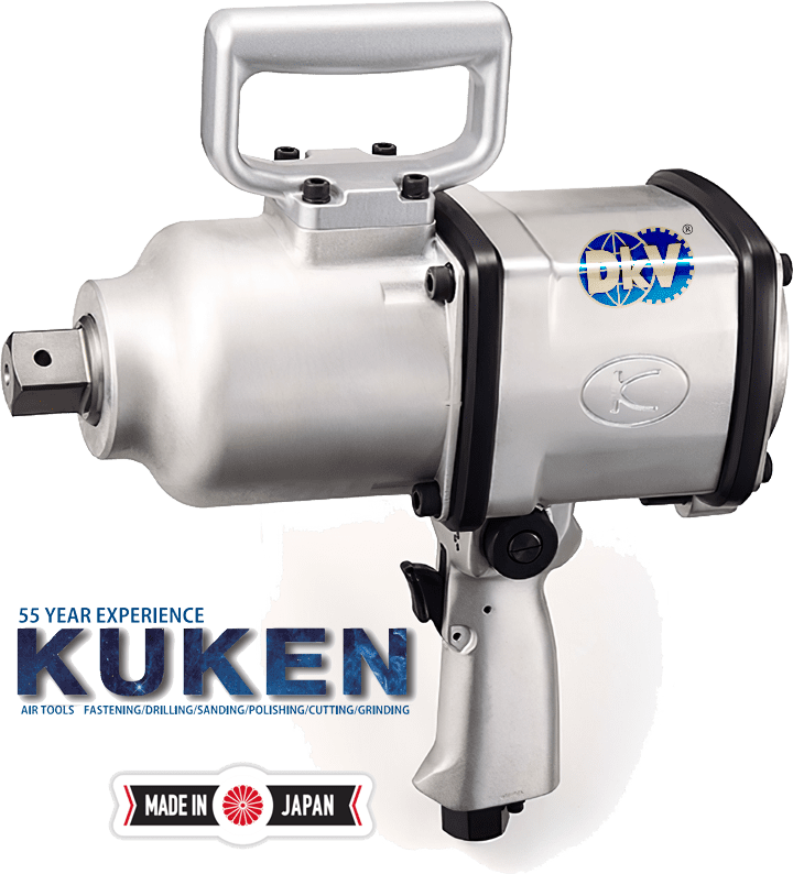 Súng siết bulong khí nén Kuken KW-40P, Kuken air impact wrench KW-40P