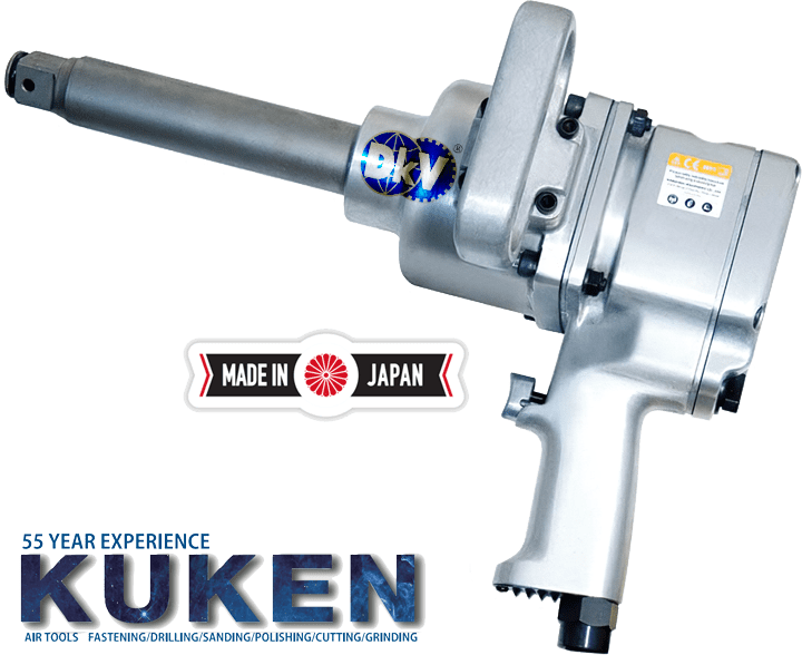 Súng siết bulong khí nén Kuken KW-430P-8, Kuken air impact wrench KW-430P-8